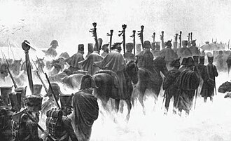 la ritirata dell'esercito francese